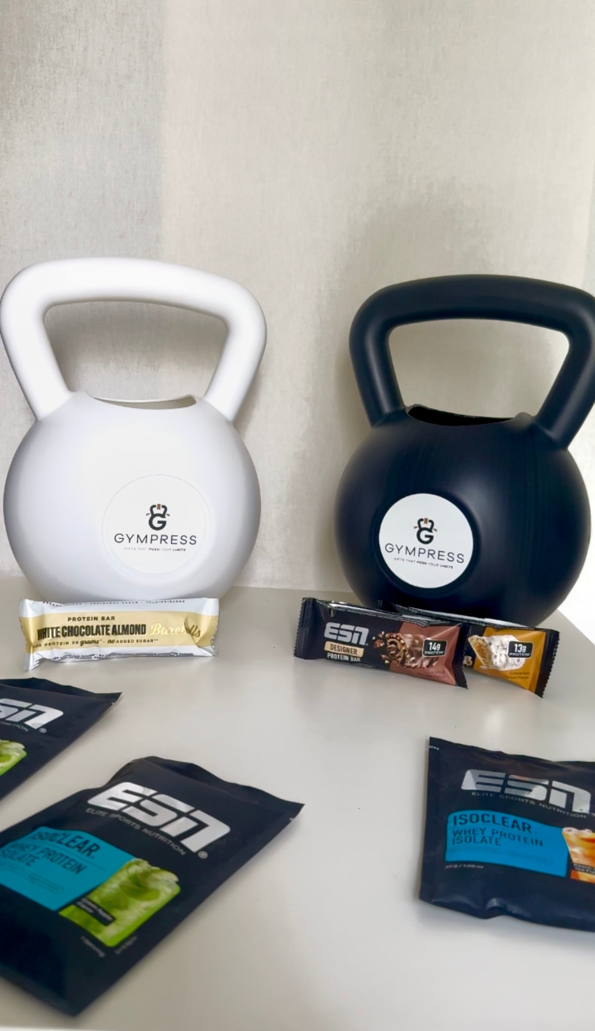 Kettlebell cadeaubox DuoBox black & white